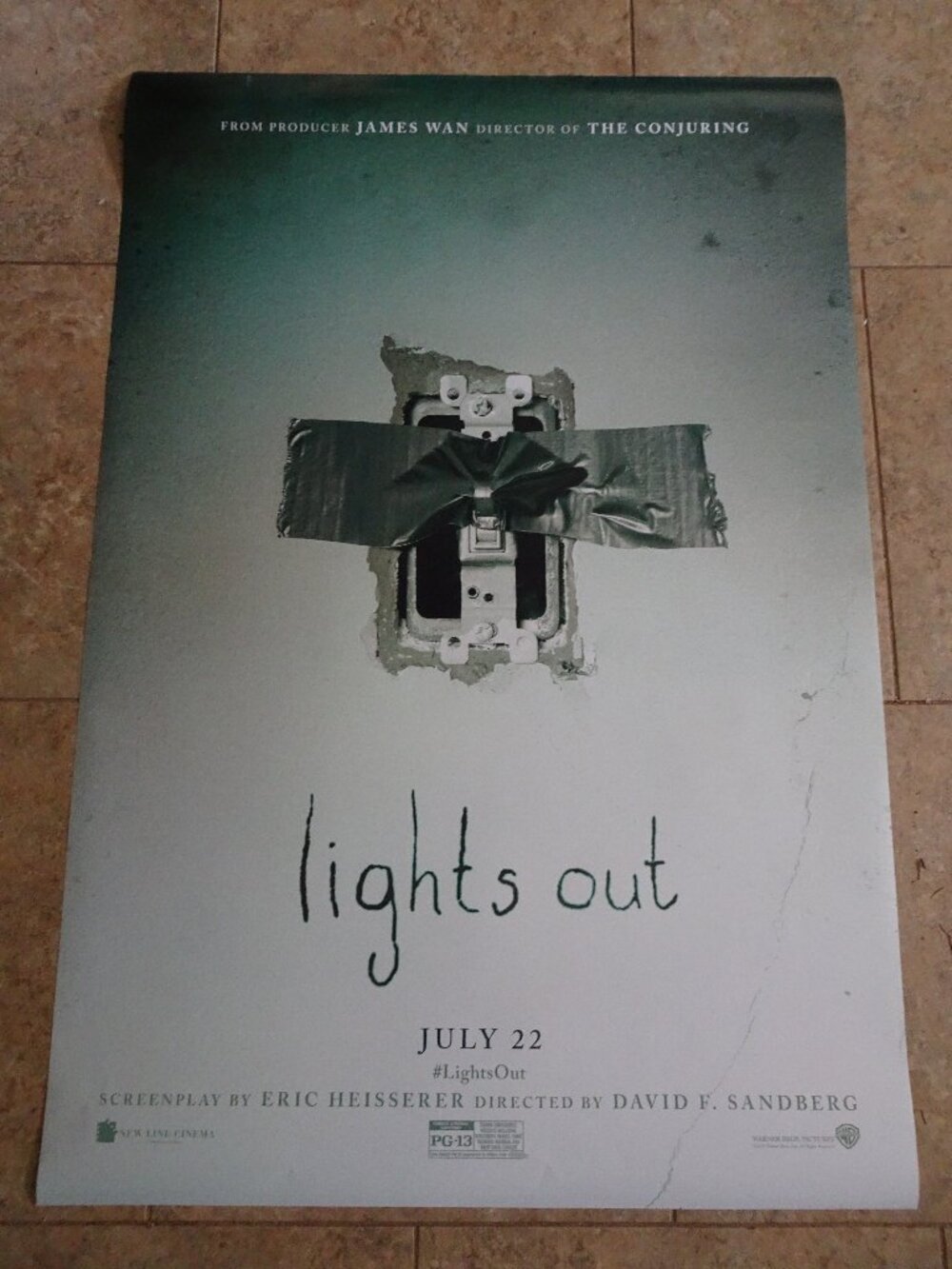 Lights Out - Movie Poster - Advance